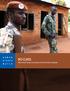 NO CLASS When Armed Groups Use Schools in the Central African Republic