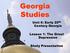 Georgia Studies. Unit 6: Early 20 th Century Georgia. Lesson 1: The Great Depression. Study Presentation