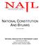 NATIONAL CONSTITUTION AND BYLAWS