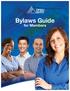 Bylaws Guide. for Members