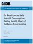 Do Remittances Help Smooth Consumption During Health Shocks? Evidence From Jamaica