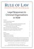 Legal Responses to Criminal Organisations in NSW