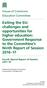 Exiting the EU: challenges and opportunities for higher education: Government Response to the Committee s Ninth Report of Session