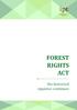 FOREST RIGHTS ACT. the historical injustice continues