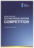 2015 HIGH SCHOOL MOOTING COMPETITION