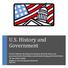 U.S. History and Government