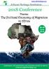 2018 Conference. Theme: The Political Economy of Migration in Africa