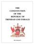 THE CONSTITUTION OF THE REPUBLIC OF TRINIDAD AND TOBAGO
