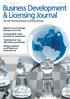 Business Development & Licensing Journal