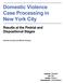 Domestic Violence Case Processing in New York City