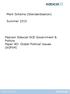 Mark Scheme (Standardisation) Summer Pearson Edexcel GCE Government & Politics Paper 4D: Global Political Issues (6GP04)