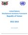 United Nations Development Assistance Framework. Republic of Yemen