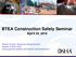 BTEA Construction Safety Seminar April 20, 2016