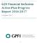 G20 Financial Inclusion Action Plan Progress Report