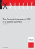 Economics Department.  X PLICIT. CEEReport. The Competitiveness of CEE in a Global Context