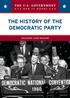 THE HISTORY OF THE DEMOCRATIC PARTY