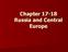 Chapter Russia and Central Europe