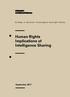 Human Rights Implications of Intelligence Sharing