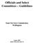 Officials and Select Committees Guidelines