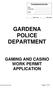 GARDENA POLICE DEPARTMENT