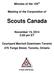 Minutes of the 104 th. Meeting of the Corporation of. Scouts Canada. November 15, :00 pm ET
