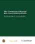 GOVERNANCE MANUAL FOR COUNTRY COORDINATING MECHANISM (CCM), BHUTAN THE GLOBAL FUND TO FIGHT AIDS, TUBERCULOSIS AND MALARIA