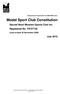 Model Sport Club Constitution