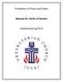 Presbytery of Plains and Peaks. Manual for Clerks of Session. Updated Spring 2013