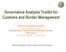 Governance Analysis Toolkit for Customs and Border Management