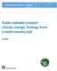 Public attitudes toward climate change: findings from a multi-country poll
