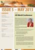 ISSUE 5 MAY IOI World Conference CONTENTS. Next page. Feature Articles. Publication Of AOMA History Book... 2