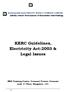 KERC Guidelines, Electricity Act-2003 & Legal Issues