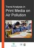 Trend Analysis in Print Media on Air Pollution