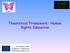 Theoretical Framework: Human Rights Education