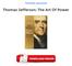 Thomas Jefferson: The Art Of Power PDF