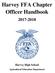 Harvey FFA Chapter Officer Handbook