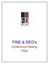 FINE & DEO s. Condominium Meeting FAQs