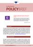 POLICYBRIEF EUROPEAN. - EUROPEANPOLICYBRIEF - P a g e 1 INTRODUCTION EVIDENCE AND ANALYSIS
