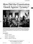 How Did the Constitution Guard Against Tyranny?