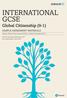 INTERNATIONAL GCSE Global Citizenship (9-1)