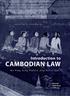 Introduction to CAMBODIAN LAW. Hor Peng, Kong Phallack, Jörg Menzel (Eds.)