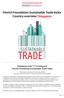 Hinrich Foundation Sustainable Trade Index Country overview: Singapore