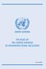 THE ROLE OF THE UNITED NATIONS IN ADVANCING ROMA INCLUSION