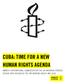 CUBA: TIME FOR A NEW HUMAN RIGHTS AGENDA