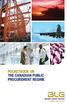 pocketbook on the canadian public procurement regime