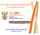 Promoting Regional Integration in Southern Africa
