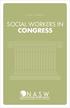 (110TH CONGRESS) SOCIAL WORKERS IN CONGRESS