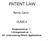 Prosecution pt. 1; Infringement pt. 1; ST: Interviewing Patent Applications