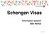 Schengen Visas. Information session DSU Advice
