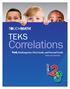 Correlations PreK, Kindergarten, First Grade, and Second Grade